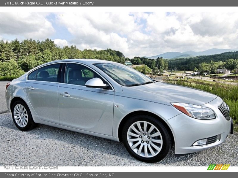 Quicksilver Metallic / Ebony 2011 Buick Regal CXL