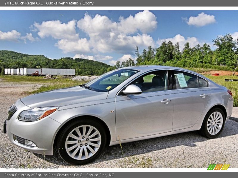 Quicksilver Metallic / Ebony 2011 Buick Regal CXL