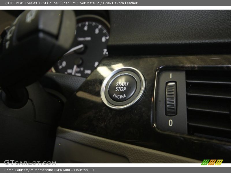 Titanium Silver Metallic / Gray Dakota Leather 2010 BMW 3 Series 335i Coupe