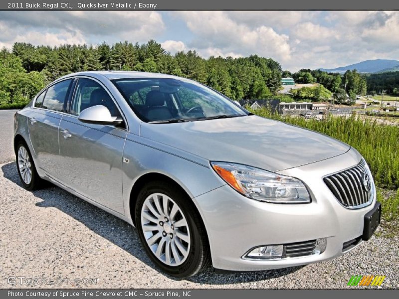 Quicksilver Metallic / Ebony 2011 Buick Regal CXL