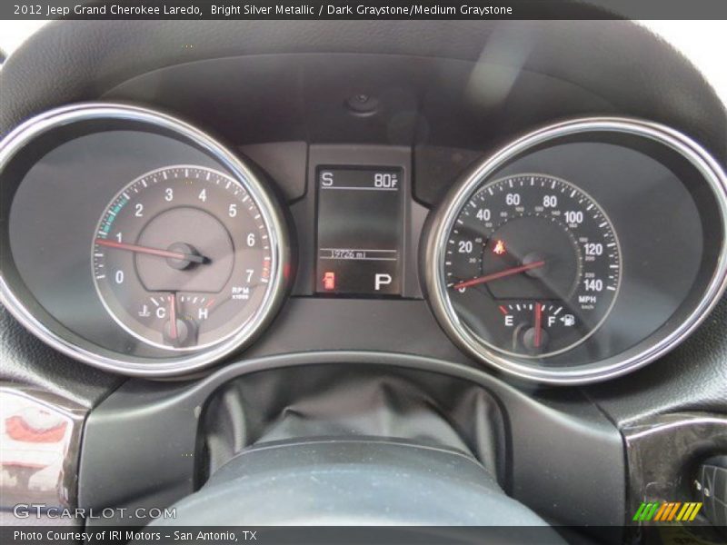 Bright Silver Metallic / Dark Graystone/Medium Graystone 2012 Jeep Grand Cherokee Laredo