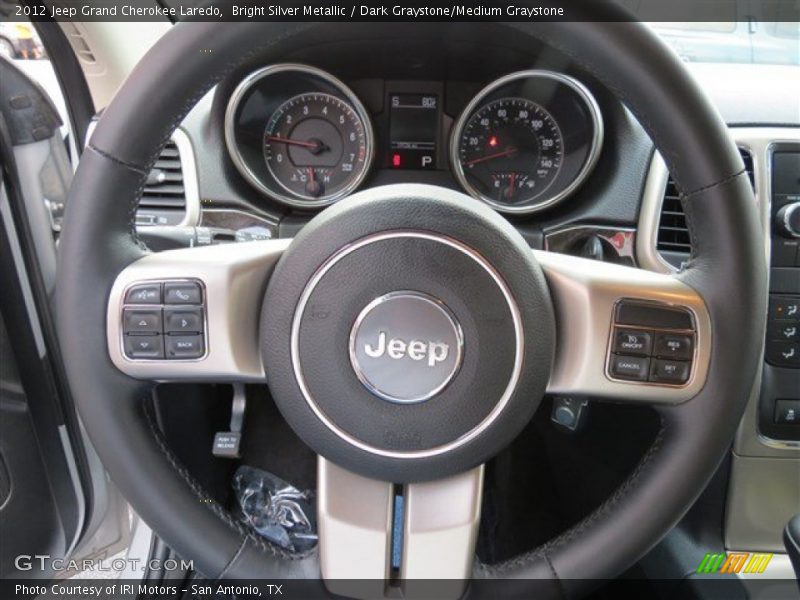 Bright Silver Metallic / Dark Graystone/Medium Graystone 2012 Jeep Grand Cherokee Laredo