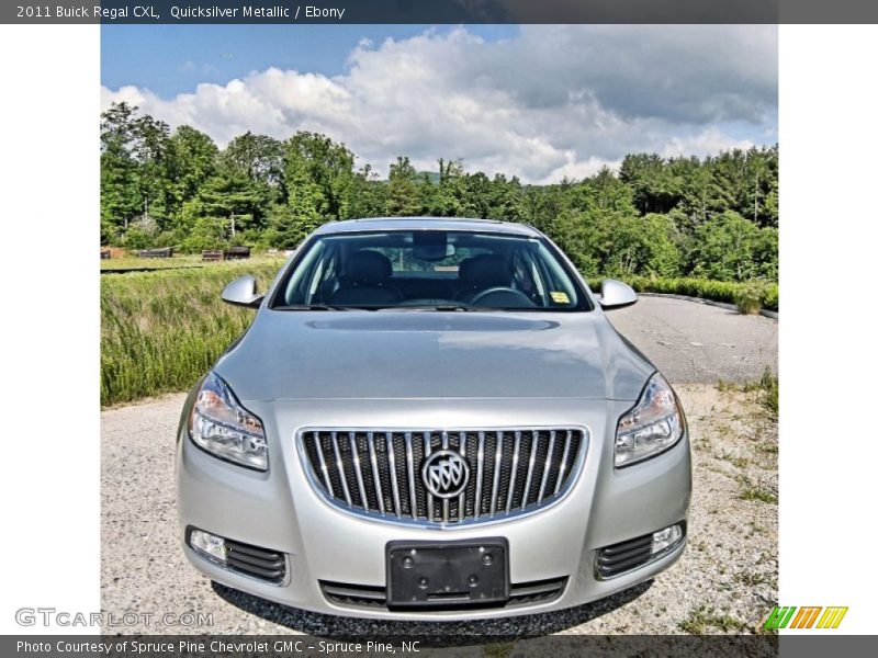Quicksilver Metallic / Ebony 2011 Buick Regal CXL