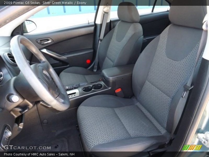 Silver Green Metallic / Ebony 2009 Pontiac G6 Sedan
