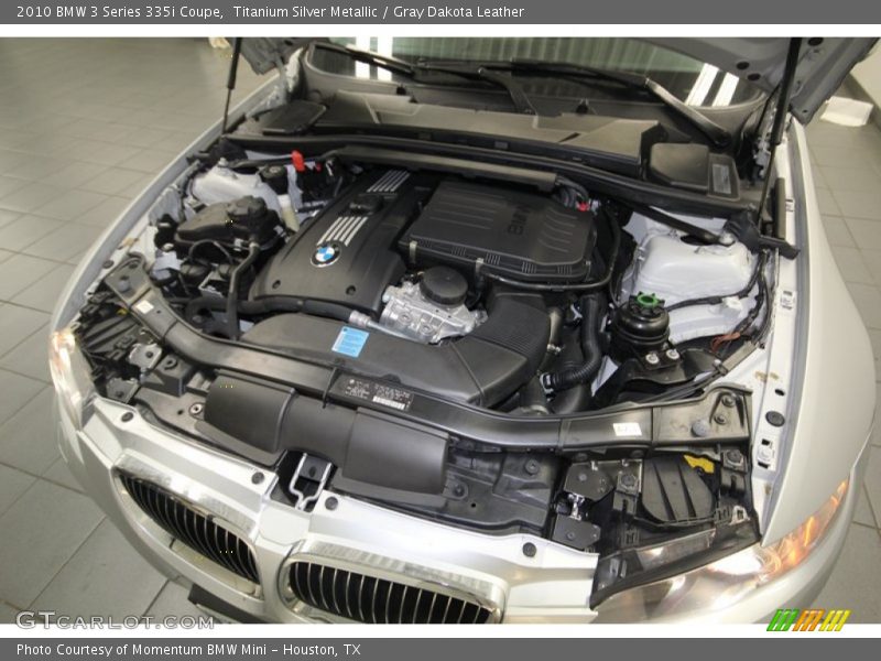 Titanium Silver Metallic / Gray Dakota Leather 2010 BMW 3 Series 335i Coupe