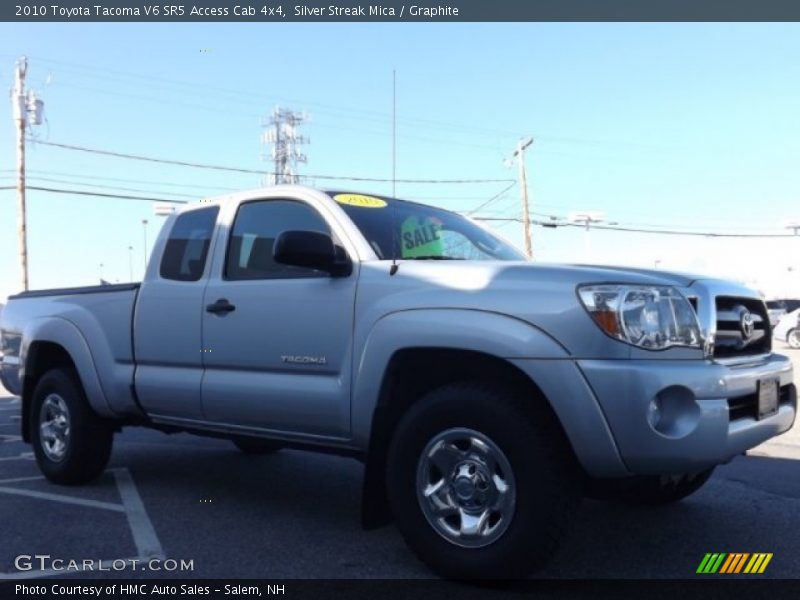 Silver Streak Mica / Graphite 2010 Toyota Tacoma V6 SR5 Access Cab 4x4