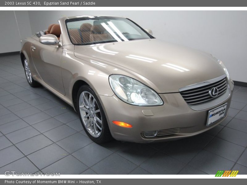 Egyptian Sand Pearl / Saddle 2003 Lexus SC 430