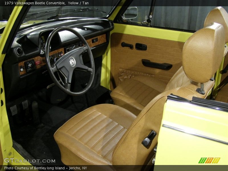 Yellow / Tan 1979 Volkswagen Beetle Convertible