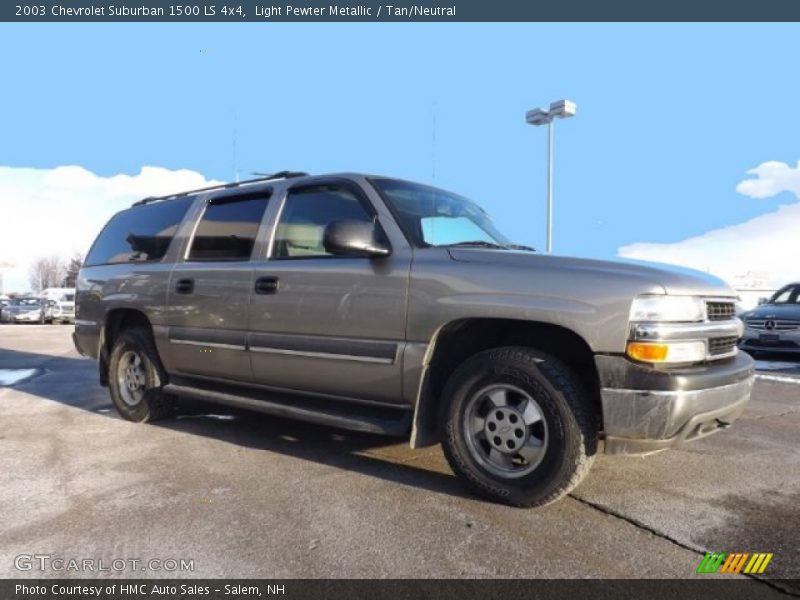 Light Pewter Metallic / Tan/Neutral 2003 Chevrolet Suburban 1500 LS 4x4