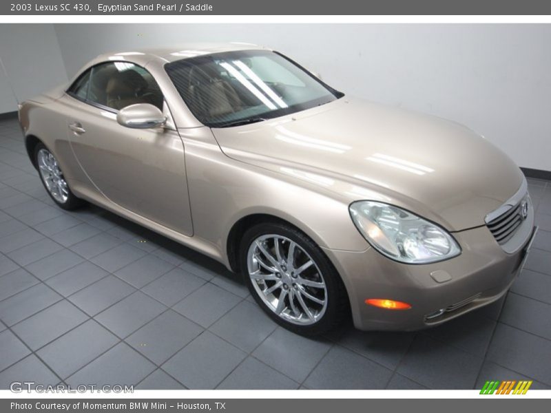 Egyptian Sand Pearl / Saddle 2003 Lexus SC 430