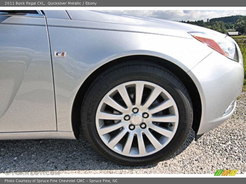 Quicksilver Metallic / Ebony 2011 Buick Regal CXL