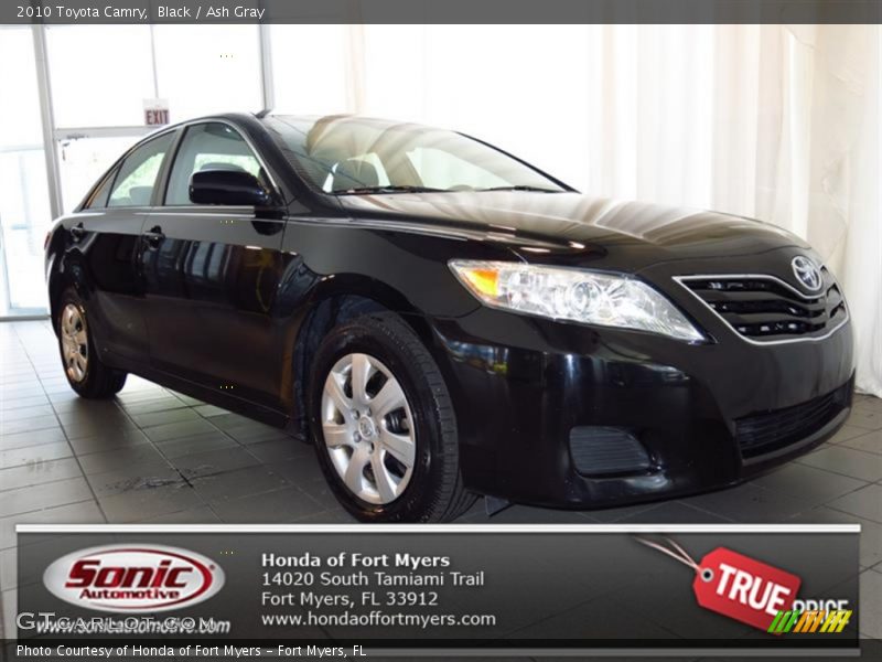 Black / Ash Gray 2010 Toyota Camry