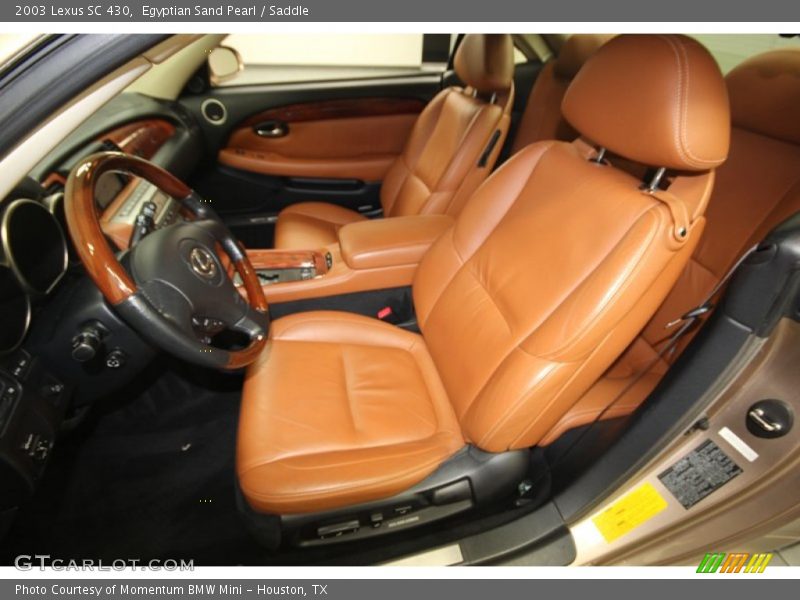 Front Seat of 2003 SC 430