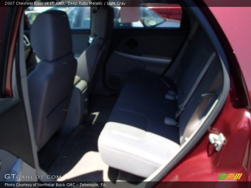 Deep Ruby Metallic / Light Gray 2007 Chevrolet Equinox LT AWD