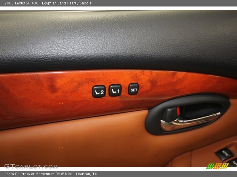 Egyptian Sand Pearl / Saddle 2003 Lexus SC 430
