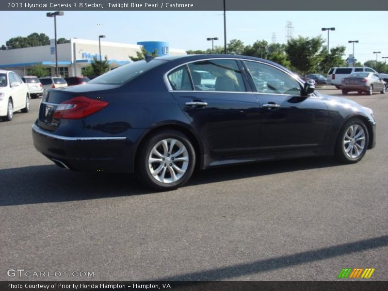 Twilight Blue Pearl / Cashmere 2013 Hyundai Genesis 3.8 Sedan