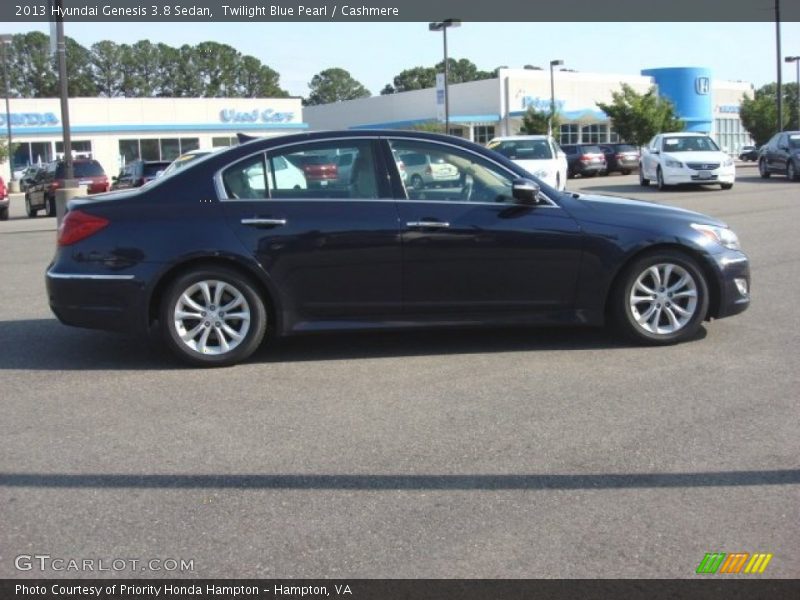 Twilight Blue Pearl / Cashmere 2013 Hyundai Genesis 3.8 Sedan