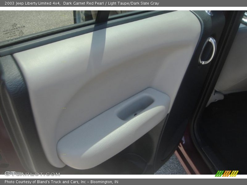 Dark Garnet Red Pearl / Light Taupe/Dark Slate Gray 2003 Jeep Liberty Limited 4x4