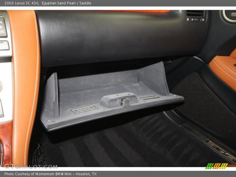 Egyptian Sand Pearl / Saddle 2003 Lexus SC 430