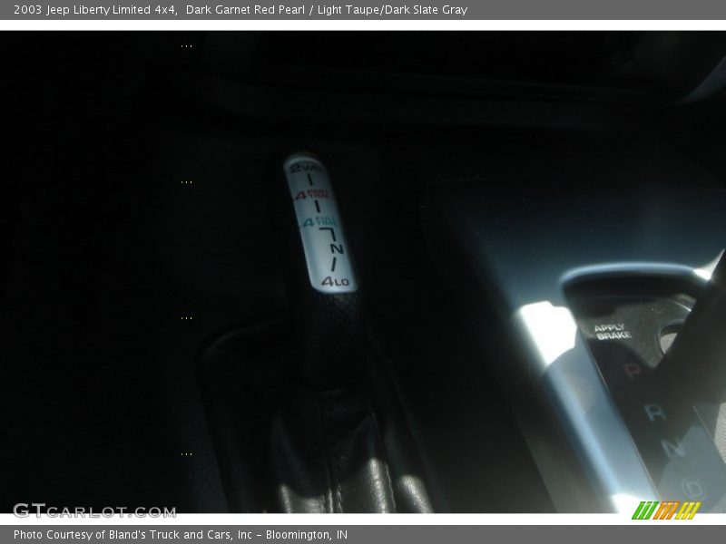 Dark Garnet Red Pearl / Light Taupe/Dark Slate Gray 2003 Jeep Liberty Limited 4x4