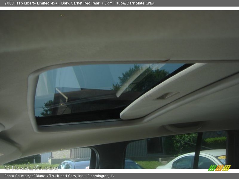 Dark Garnet Red Pearl / Light Taupe/Dark Slate Gray 2003 Jeep Liberty Limited 4x4