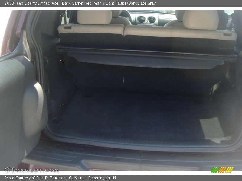Dark Garnet Red Pearl / Light Taupe/Dark Slate Gray 2003 Jeep Liberty Limited 4x4