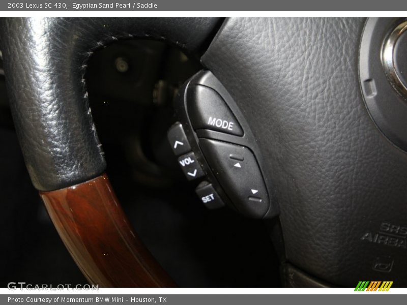 Egyptian Sand Pearl / Saddle 2003 Lexus SC 430