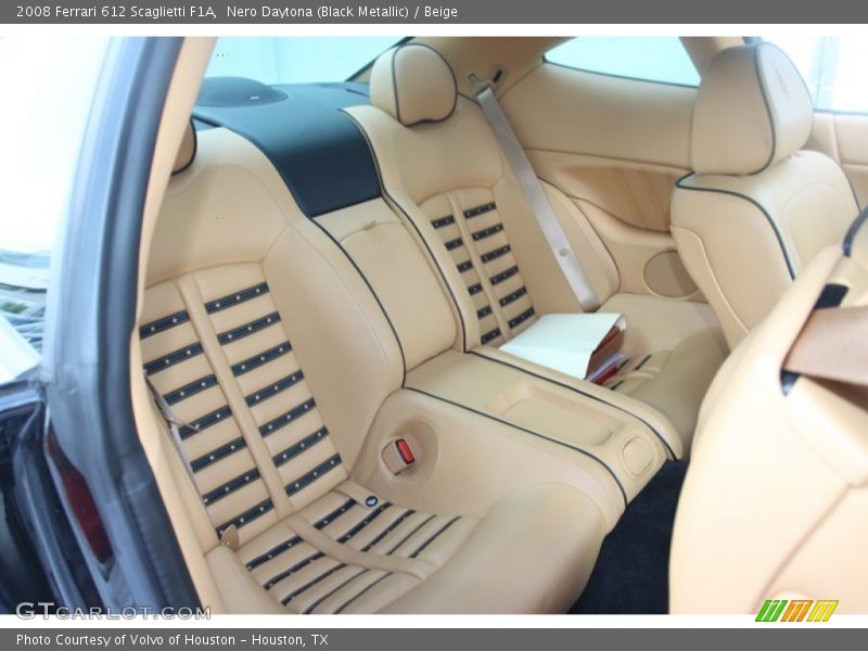 Rear Seat of 2008 612 Scaglietti F1A