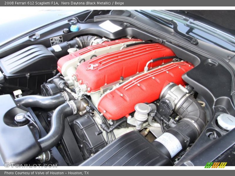  2008 612 Scaglietti F1A Engine - 5.7 Liter DOHC 48-Valve V12