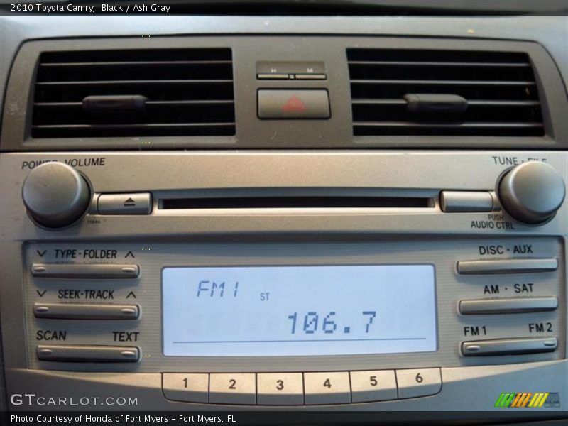 Black / Ash Gray 2010 Toyota Camry