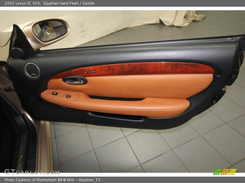 Egyptian Sand Pearl / Saddle 2003 Lexus SC 430