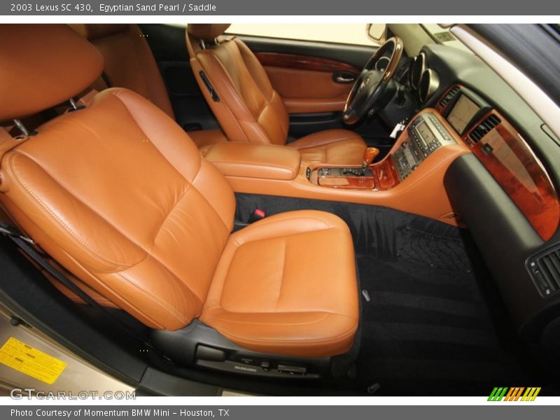 Egyptian Sand Pearl / Saddle 2003 Lexus SC 430