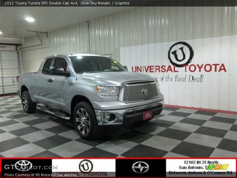 Silver Sky Metallic / Graphite 2012 Toyota Tundra SR5 Double Cab 4x4