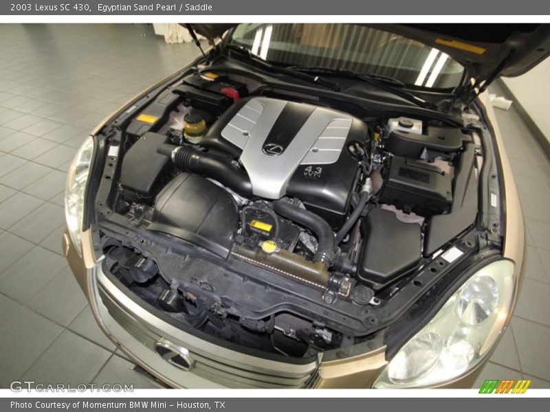 Egyptian Sand Pearl / Saddle 2003 Lexus SC 430