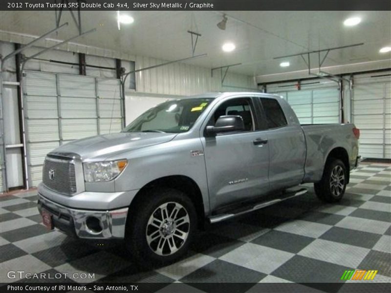 Silver Sky Metallic / Graphite 2012 Toyota Tundra SR5 Double Cab 4x4