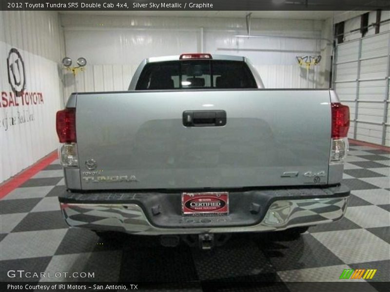 Silver Sky Metallic / Graphite 2012 Toyota Tundra SR5 Double Cab 4x4