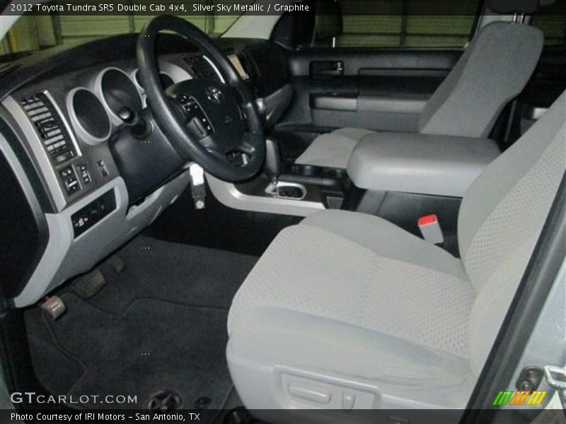 Silver Sky Metallic / Graphite 2012 Toyota Tundra SR5 Double Cab 4x4