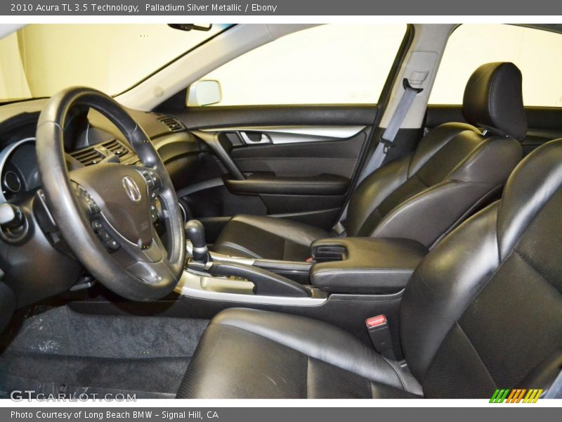 Palladium Silver Metallic / Ebony 2010 Acura TL 3.5 Technology