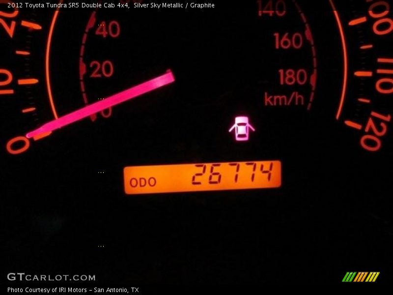 Silver Sky Metallic / Graphite 2012 Toyota Tundra SR5 Double Cab 4x4