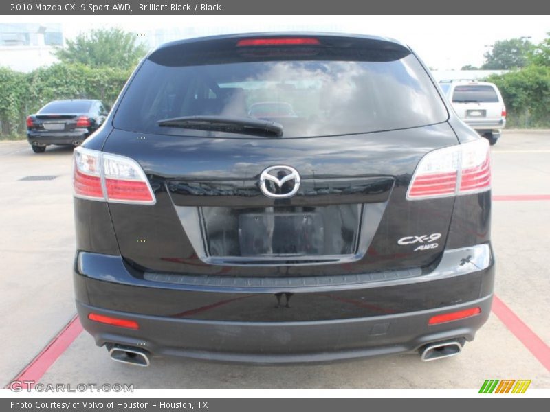Brilliant Black / Black 2010 Mazda CX-9 Sport AWD