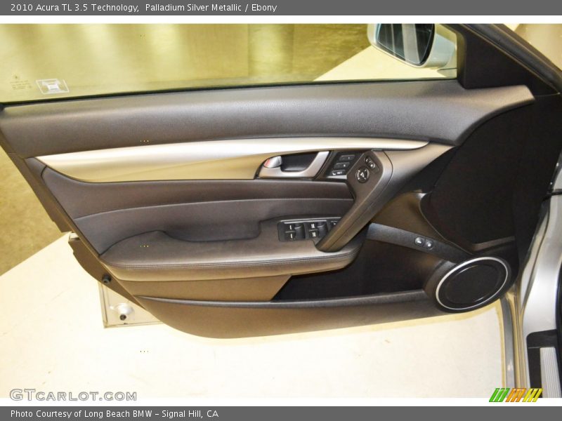 Palladium Silver Metallic / Ebony 2010 Acura TL 3.5 Technology