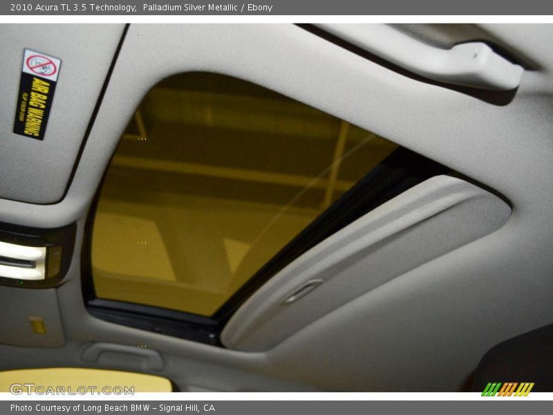 Palladium Silver Metallic / Ebony 2010 Acura TL 3.5 Technology