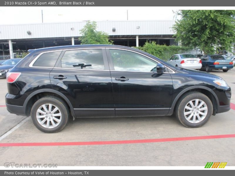 Brilliant Black / Black 2010 Mazda CX-9 Sport AWD