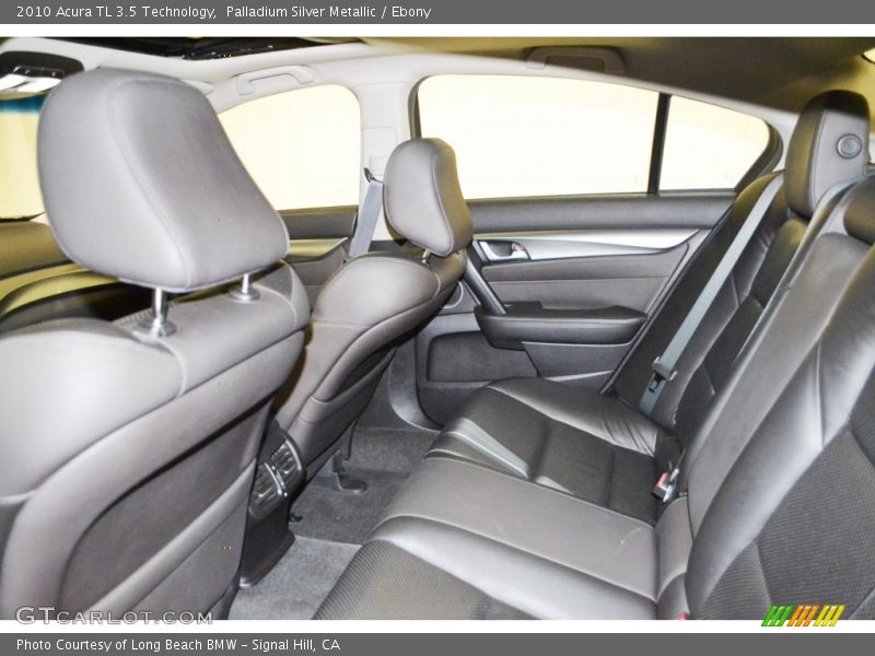 Palladium Silver Metallic / Ebony 2010 Acura TL 3.5 Technology