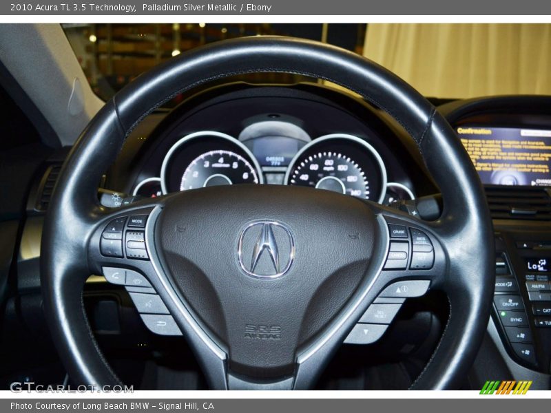 Palladium Silver Metallic / Ebony 2010 Acura TL 3.5 Technology