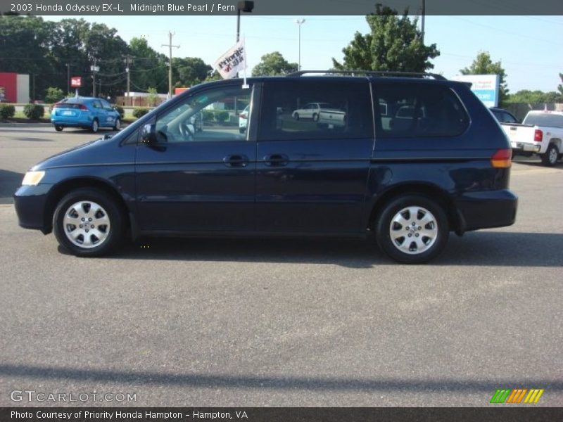 Midnight Blue Pearl / Fern 2003 Honda Odyssey EX-L