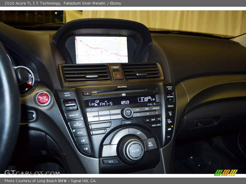 Palladium Silver Metallic / Ebony 2010 Acura TL 3.5 Technology