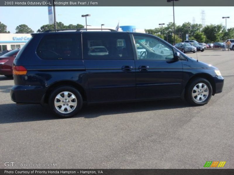 Midnight Blue Pearl / Fern 2003 Honda Odyssey EX-L