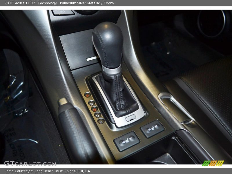 Palladium Silver Metallic / Ebony 2010 Acura TL 3.5 Technology