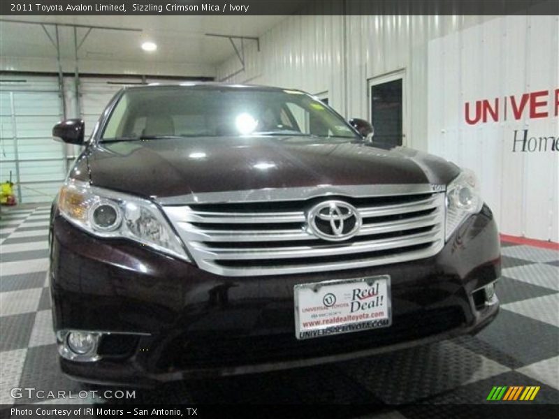 Sizzling Crimson Mica / Ivory 2011 Toyota Avalon Limited